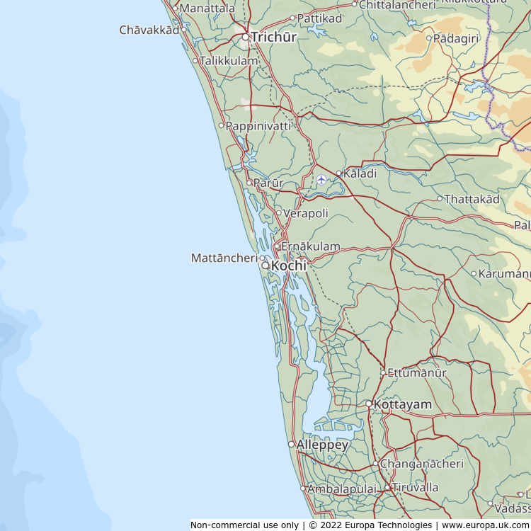 Map Of Kochi India 