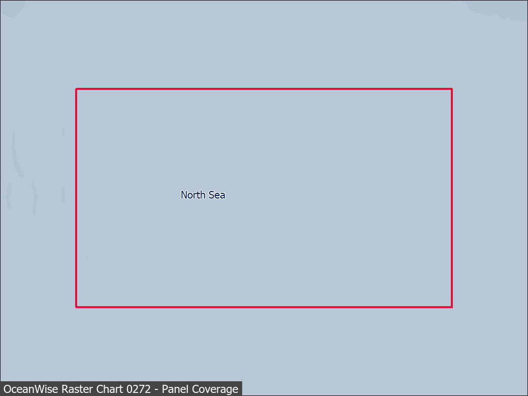 Panel coverage map for UKHO Raster Chart 0272