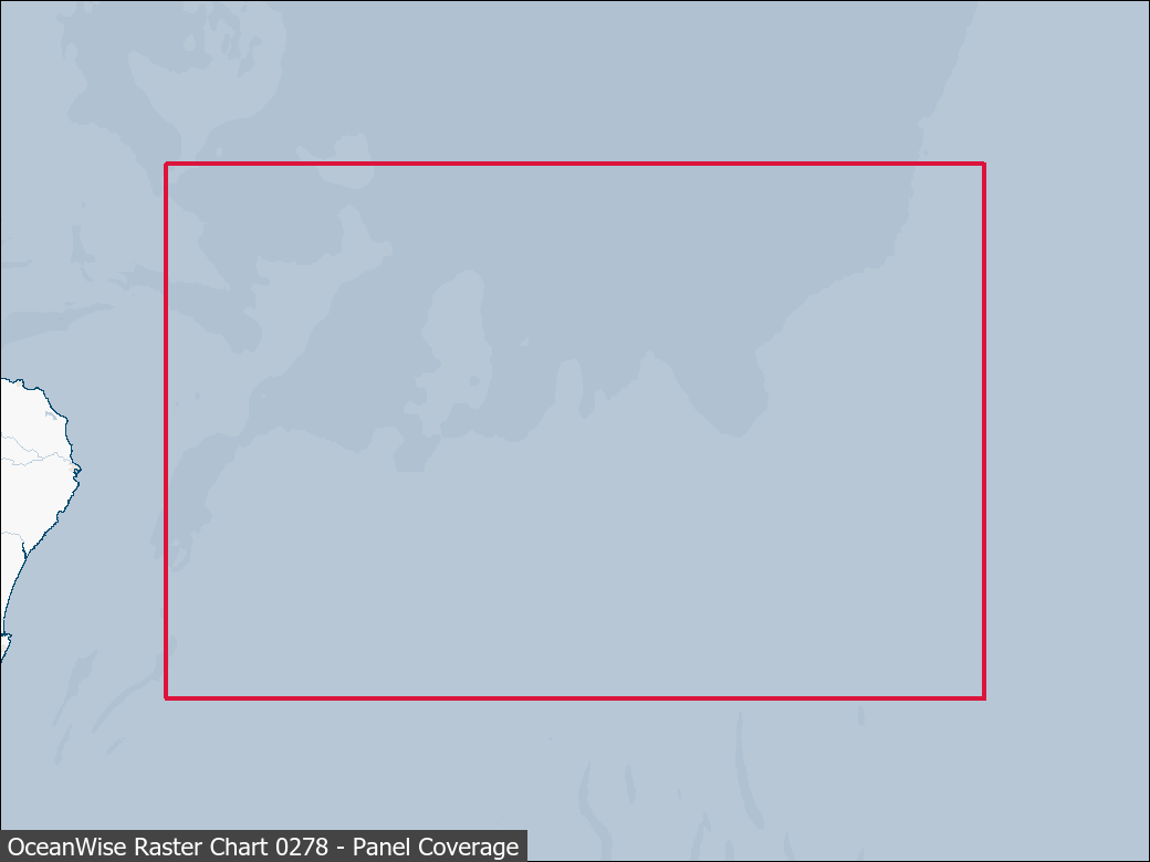 Panel coverage map for UKHO Raster Chart 0278