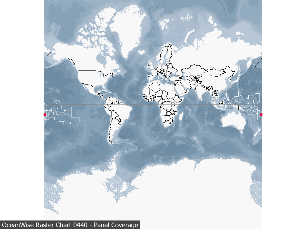 Panel coverage map for UKHO Raster Chart 0440