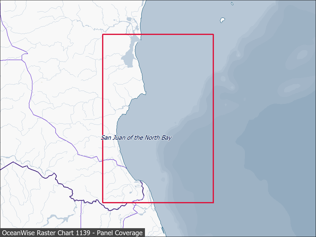 Panel coverage map for UKHO Raster Chart 1139