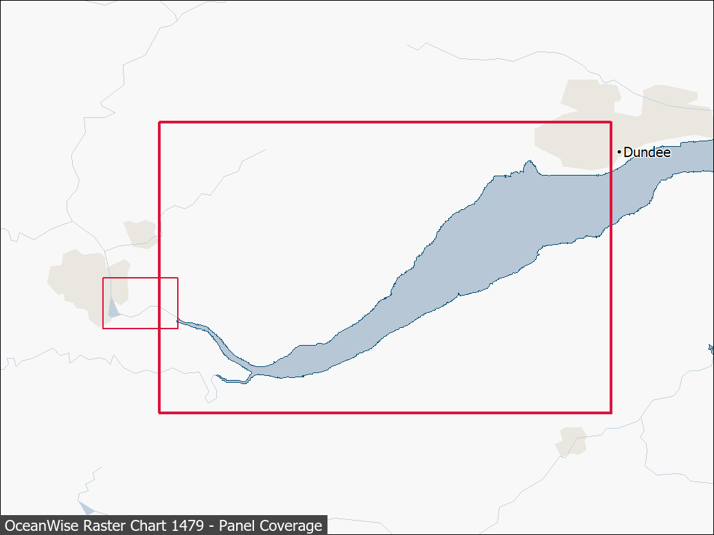 Panel coverage map for UKHO Raster Chart 1479