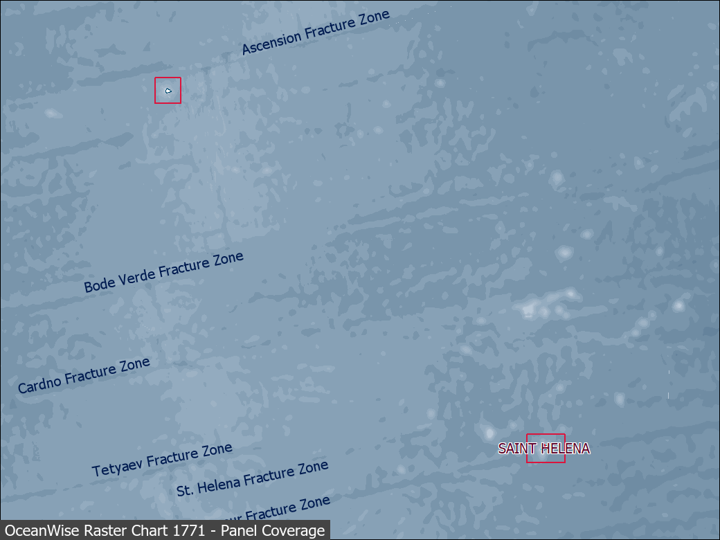 Panel coverage map for UKHO Raster Chart 1771