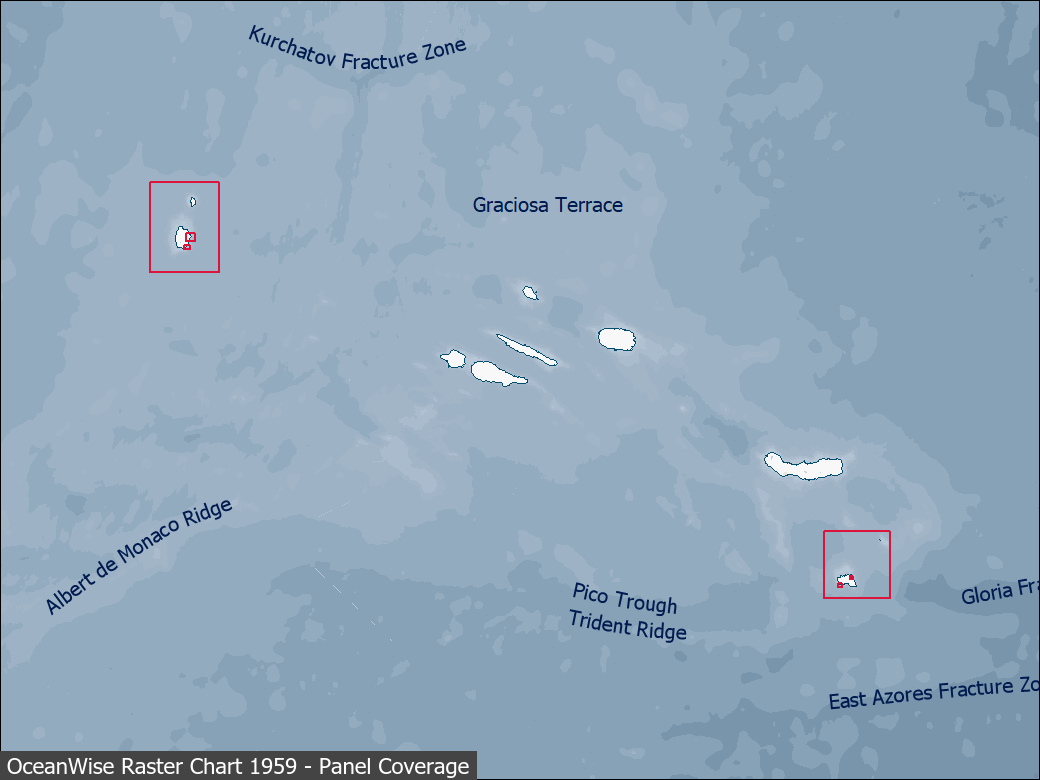 Panel coverage map for UKHO Raster Chart 1959