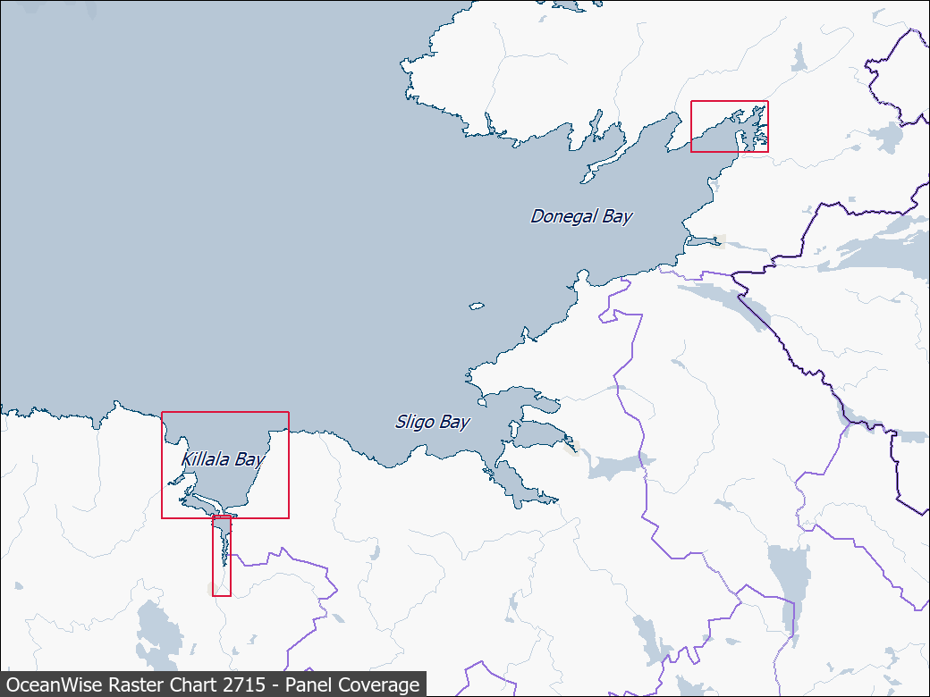 Panel coverage map for UKHO Raster Chart 2715