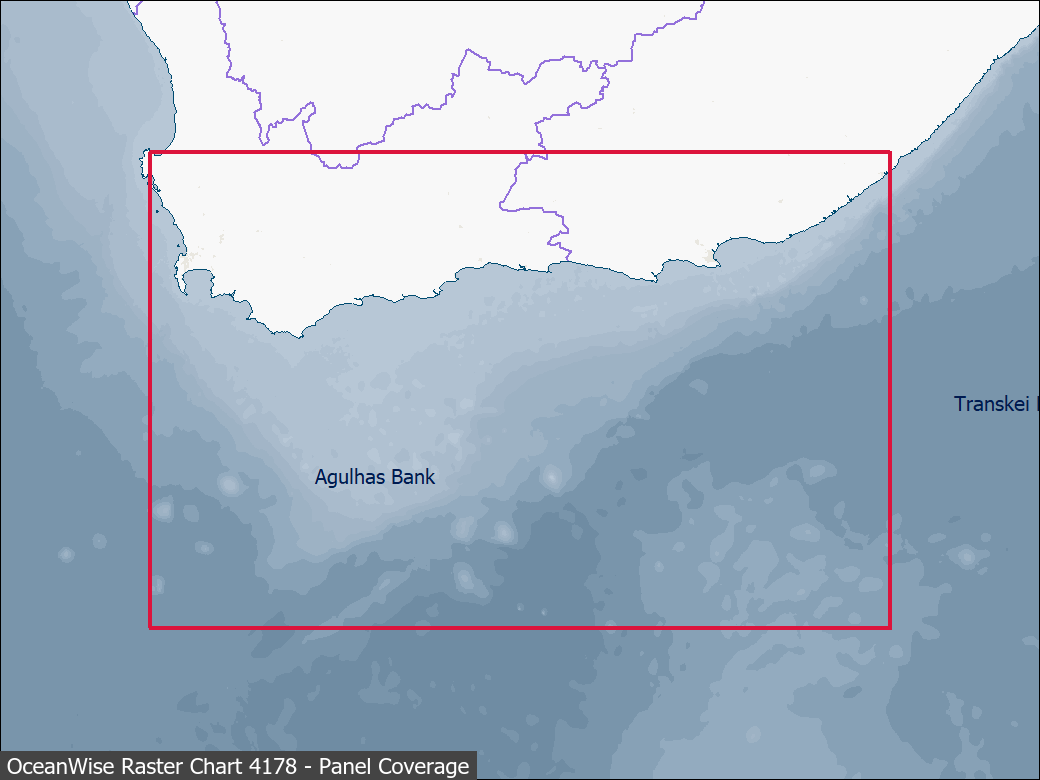 Panel coverage map for UKHO Raster Chart 4178