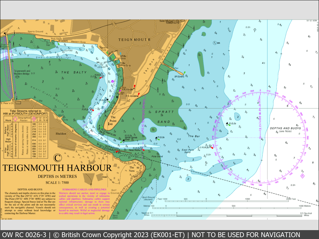 OceanWise Raster Chart 0026 panels