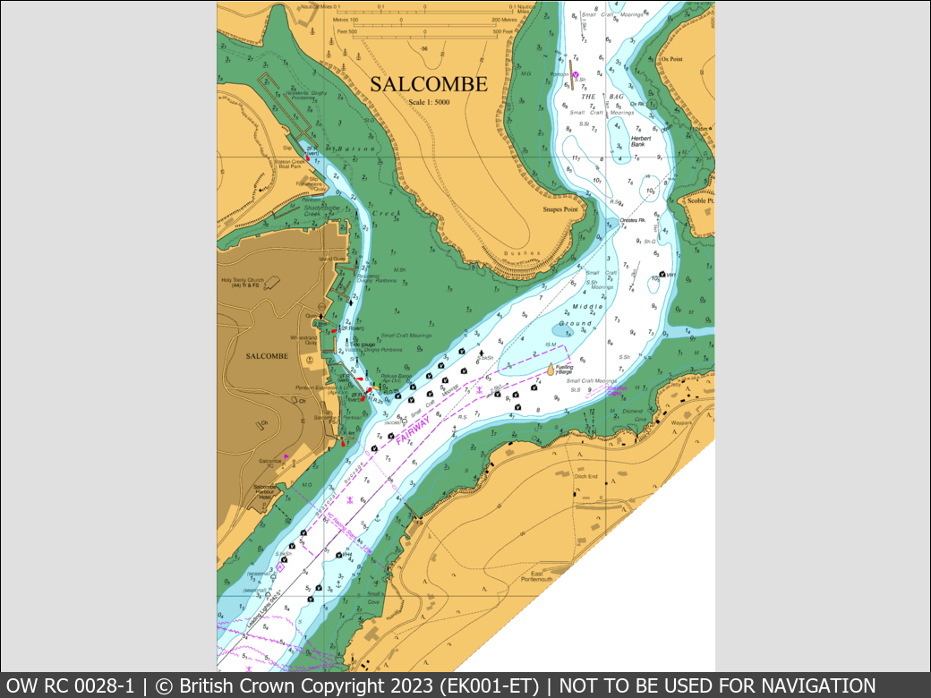 OceanWise Raster Chart 0028 panels