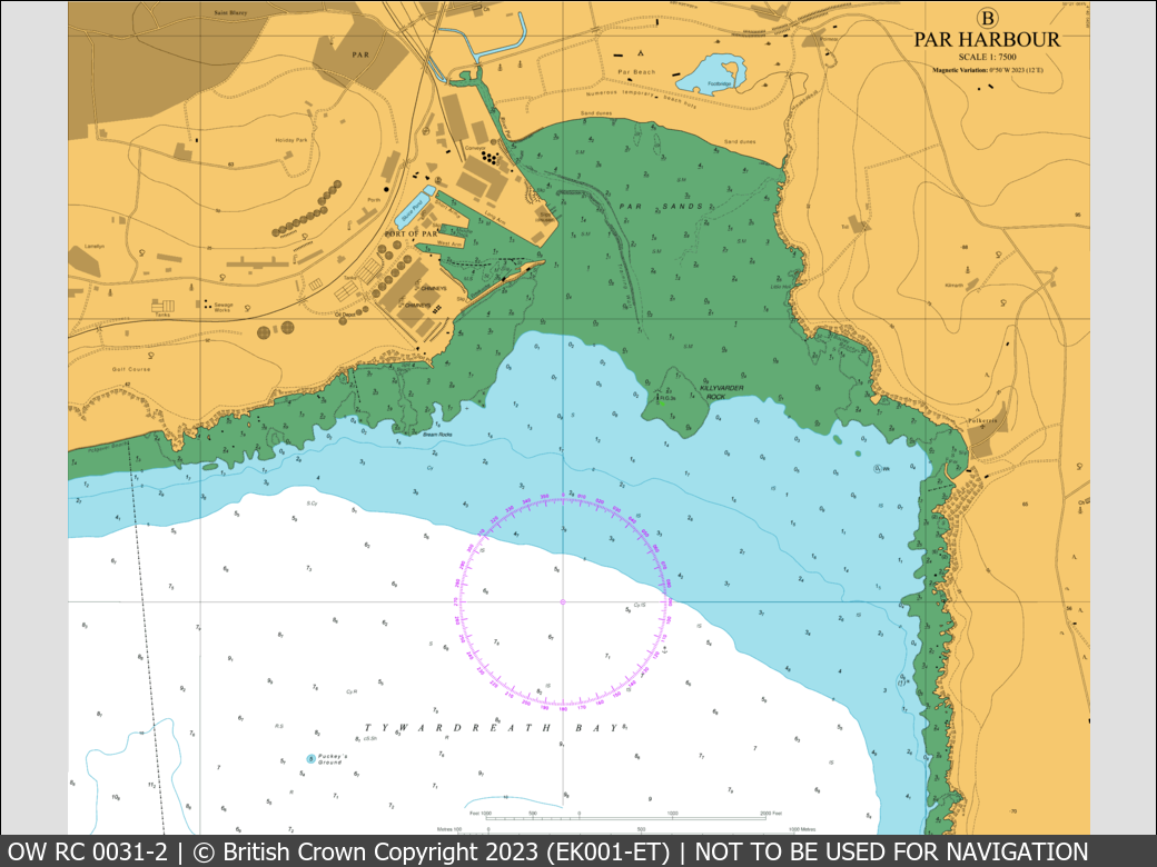 OceanWise Raster Chart 0031 panels