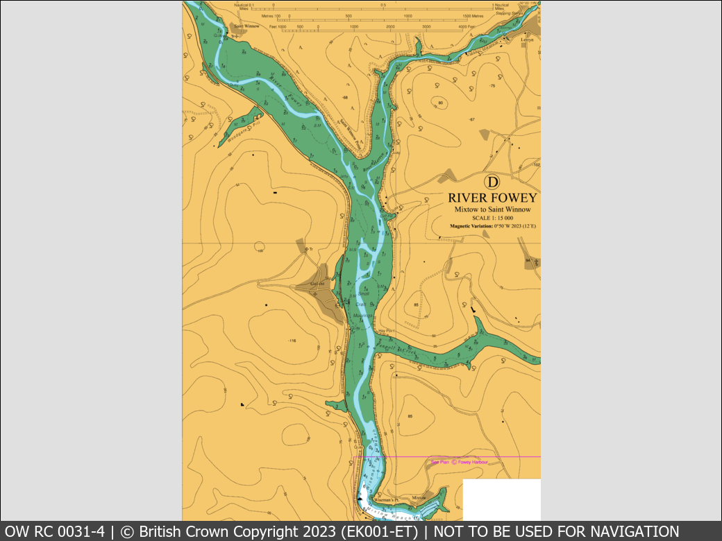 OceanWise Raster Chart 0031 panels