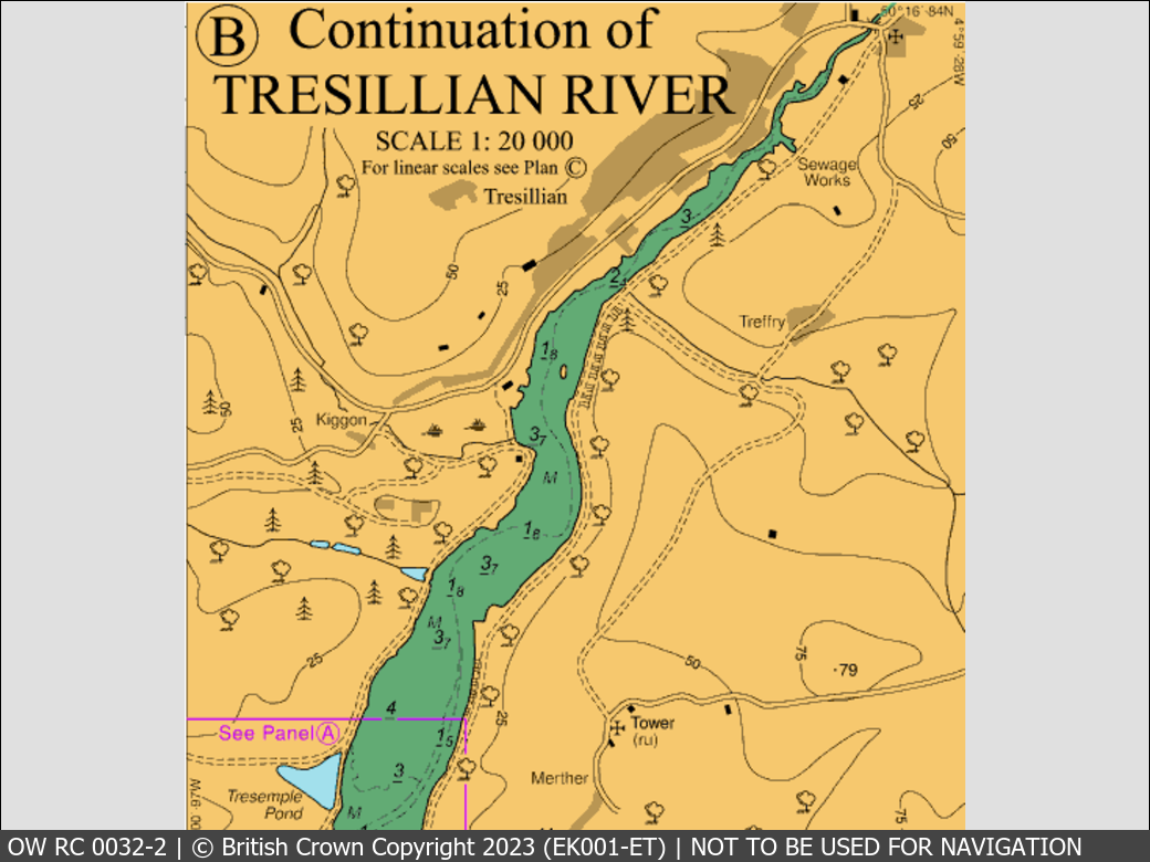 OceanWise Raster Chart 0032 panels