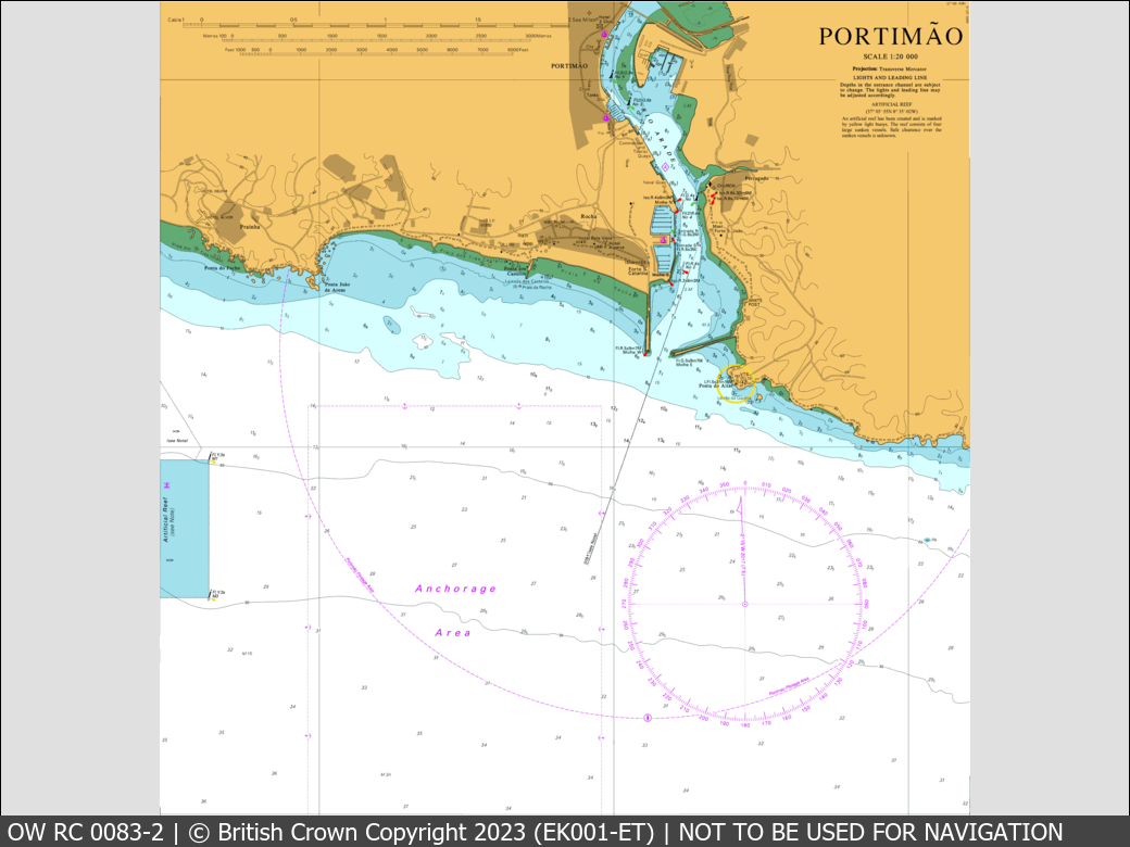 OceanWise Raster Chart 0083 panels