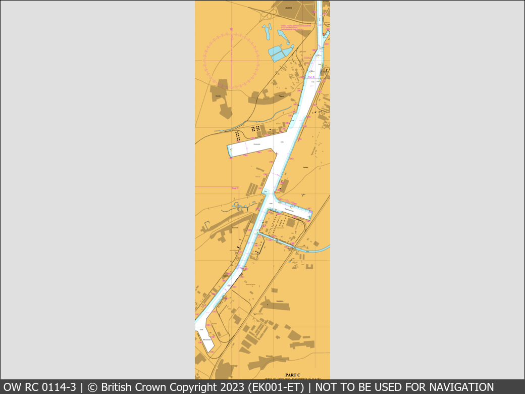 OceanWise Raster Chart 0114 panels