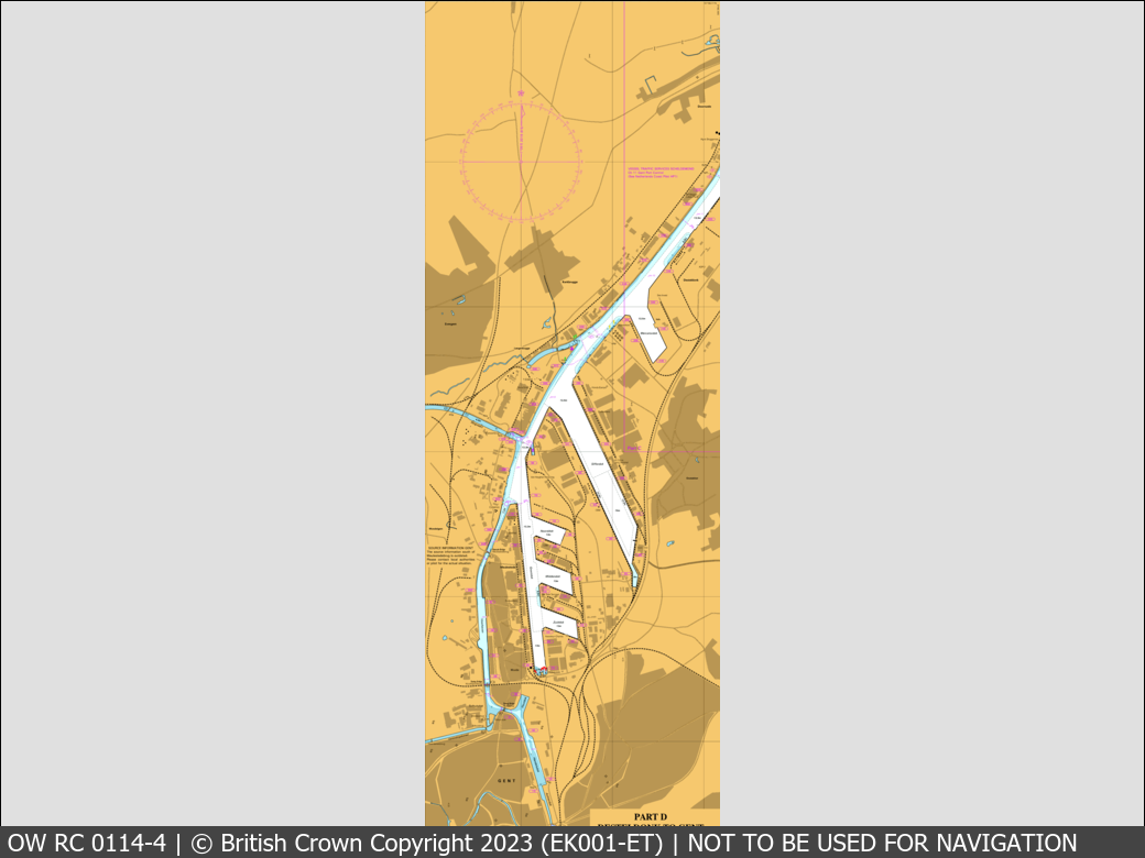 OceanWise Raster Chart 0114 panels