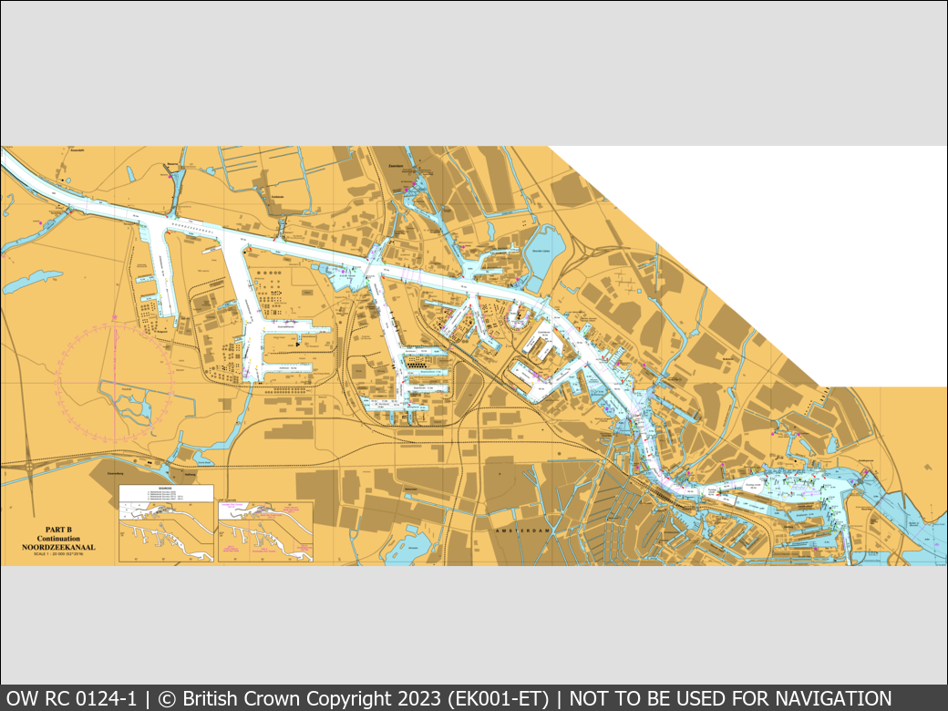 OceanWise Raster Chart 0124 panels