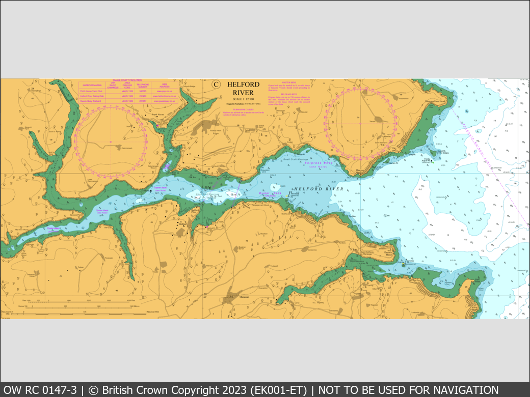 OceanWise Raster Chart 0147 panels