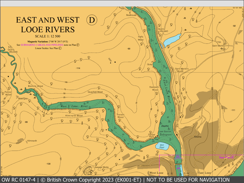 OceanWise Raster Chart 0147 panels