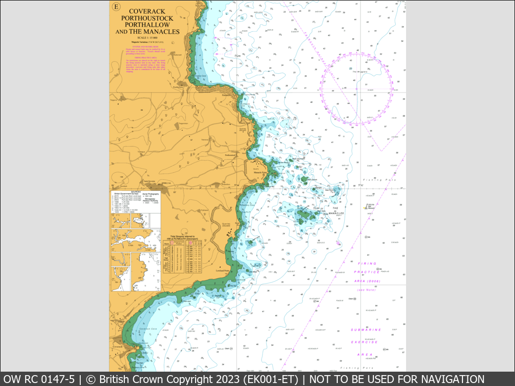 OceanWise Raster Chart 0147 panels