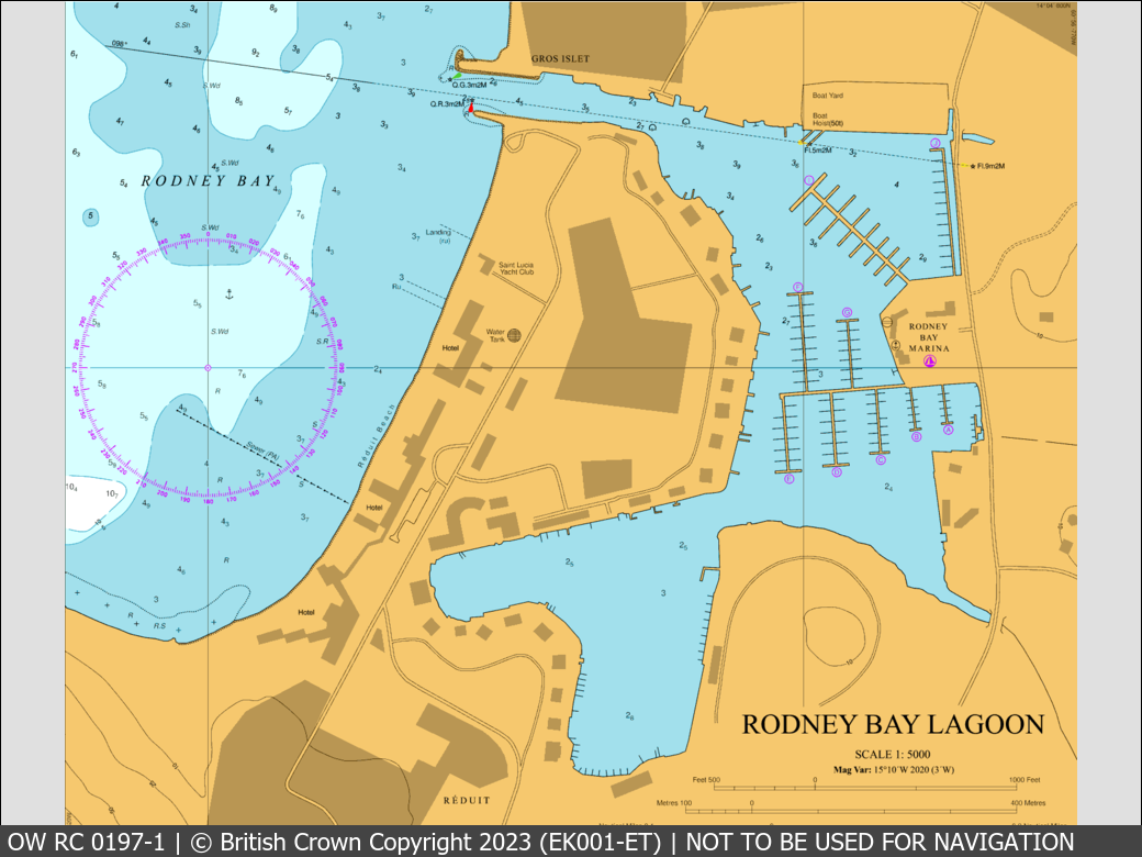 OceanWise Raster Chart 0197 panels