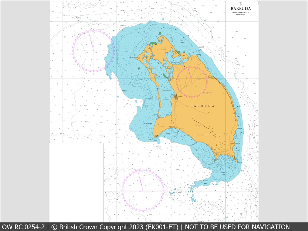 OceanWise Raster Chart 0254 panels