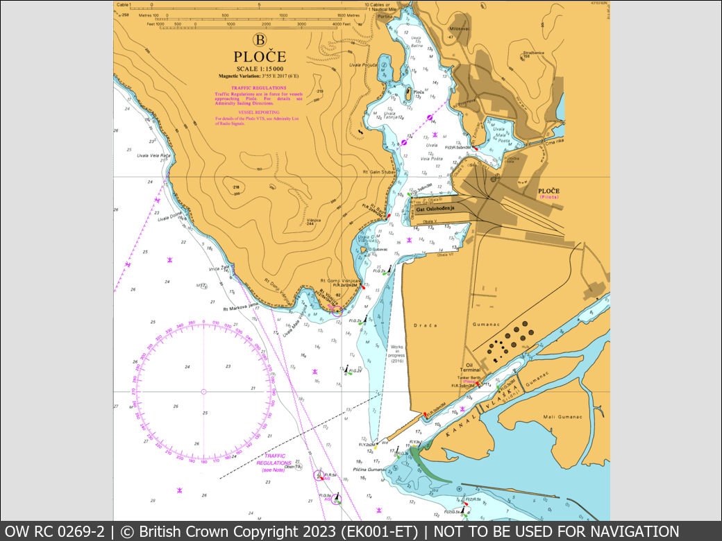 OceanWise Raster Chart 0269 panels