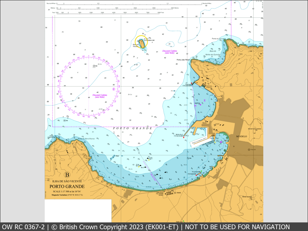 OceanWise Raster Chart 0367 panels