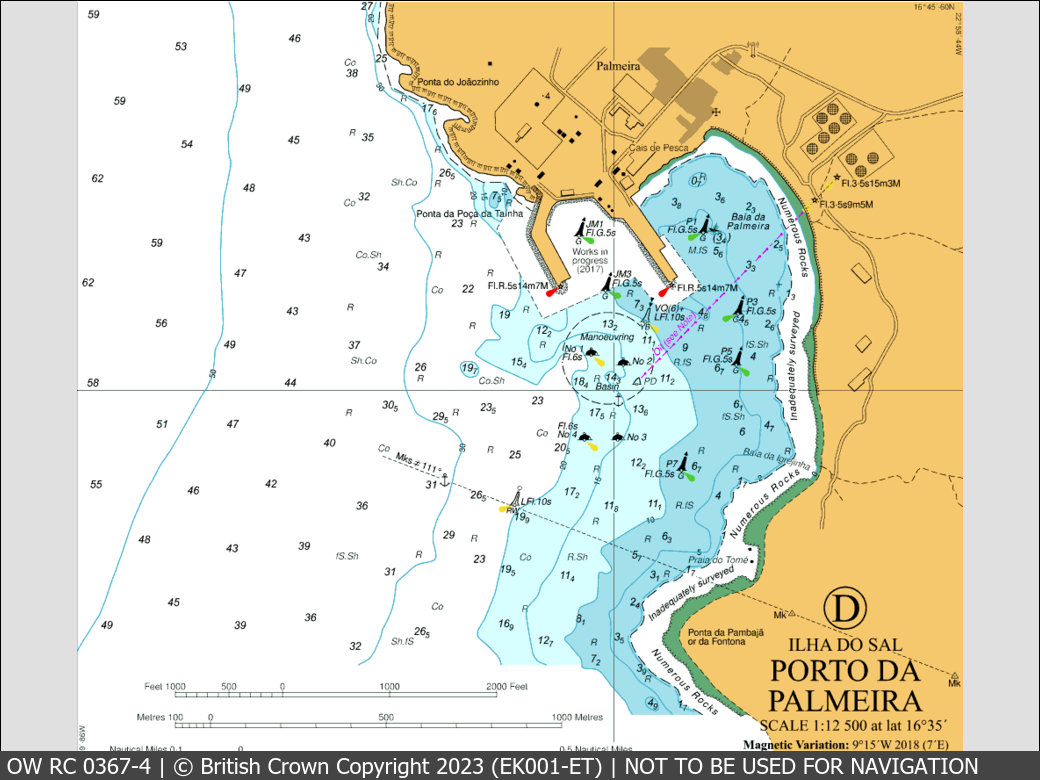 OceanWise Raster Chart 0367 panels