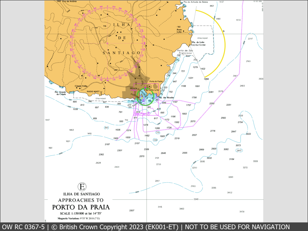 OceanWise Raster Chart 0367 panels