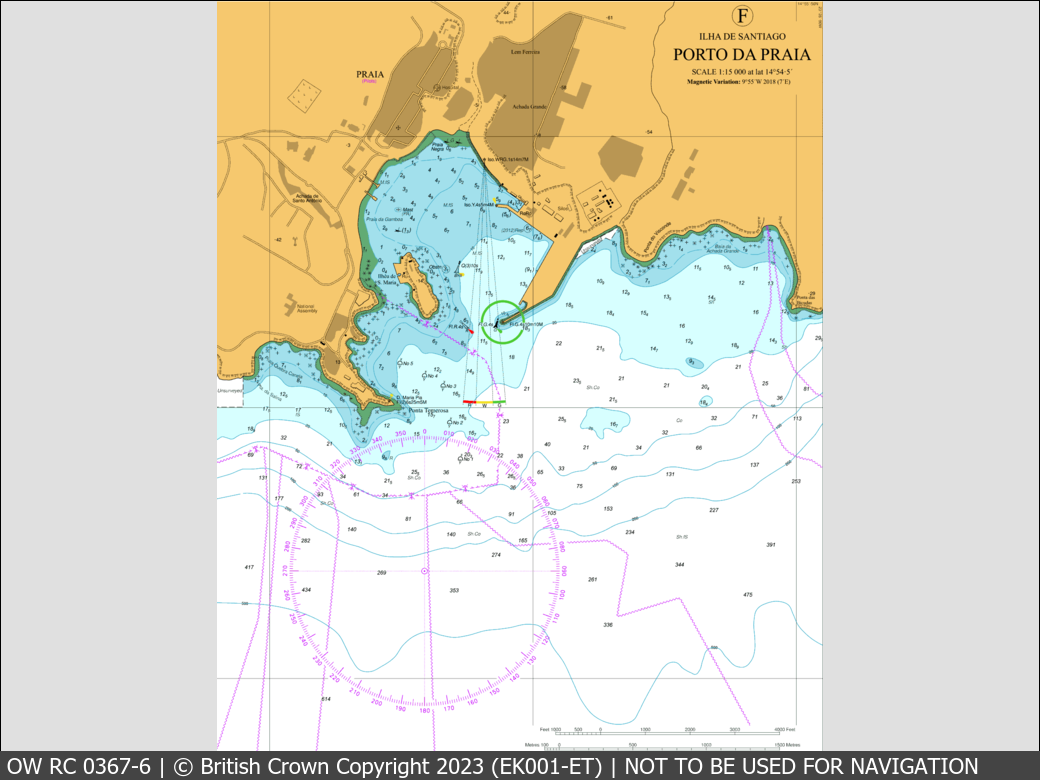 OceanWise Raster Chart 0367 panels