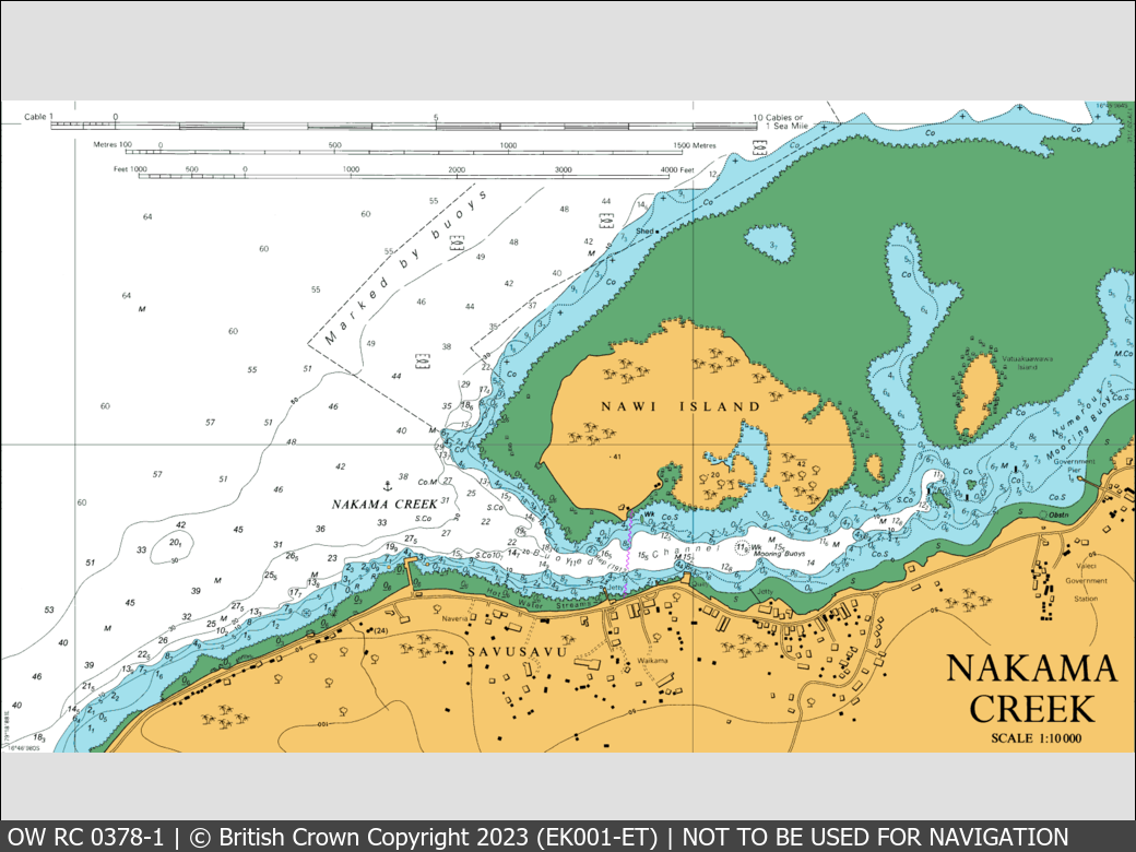 OceanWise Raster Chart 0378 panels