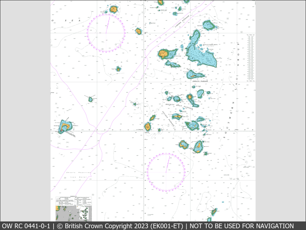 OceanWise Raster Chart 0441 panels