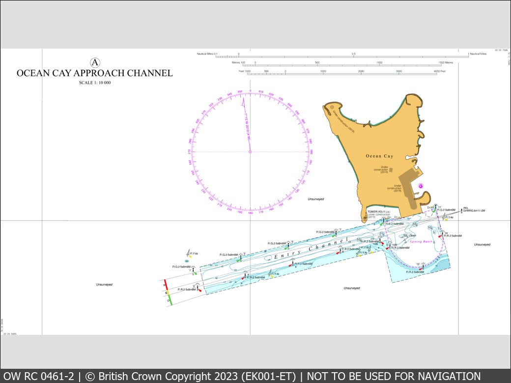 OceanWise Raster Chart 0461 panels