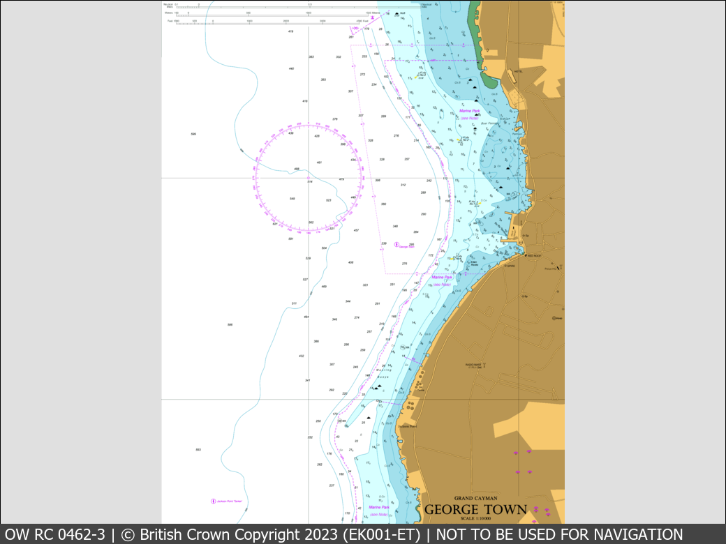 OceanWise Raster Chart 0462 panels