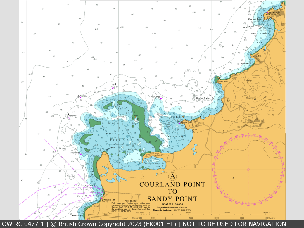 OceanWise Raster Chart 0477 panels