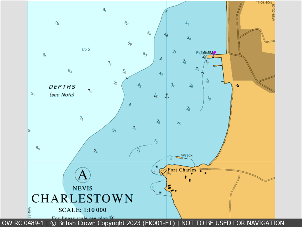 OceanWise Raster Chart 0489 panels