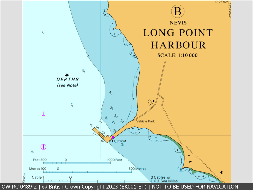 OceanWise Raster Chart 0489 panels