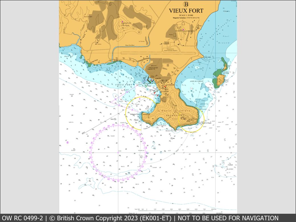 OceanWise Raster Chart 0499 panels