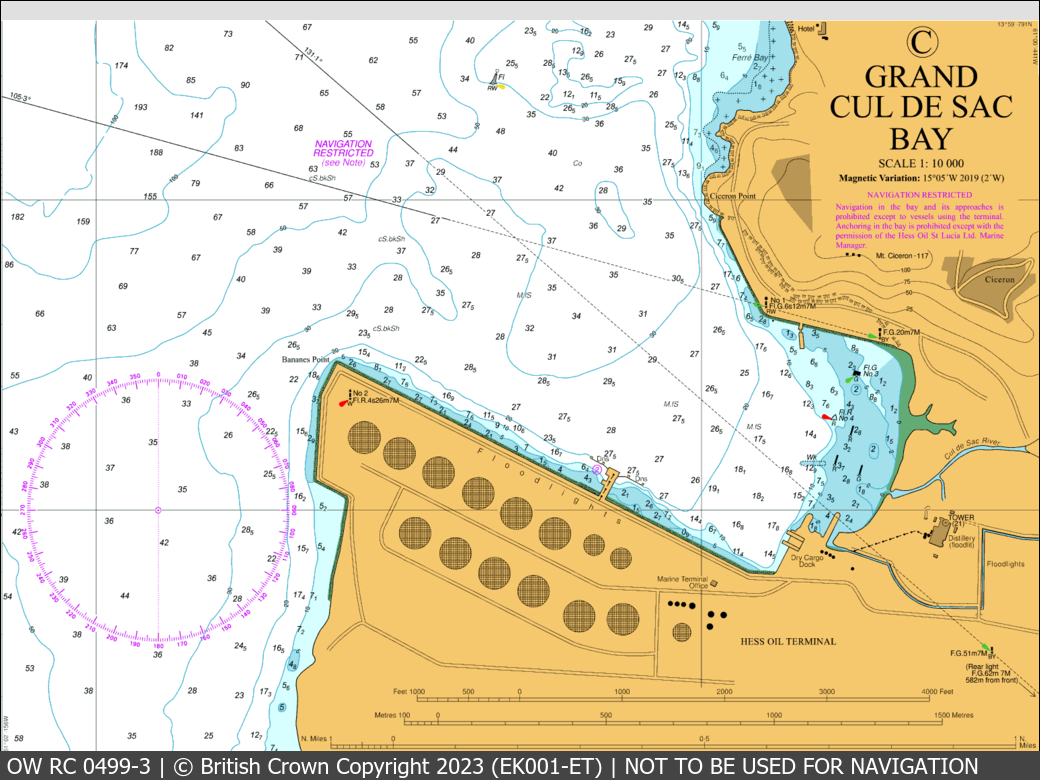 OceanWise Raster Chart 0499 panels