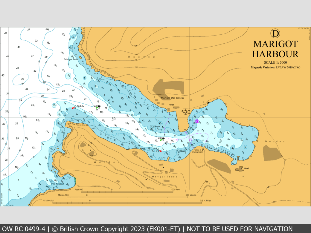 OceanWise Raster Chart 0499 panels