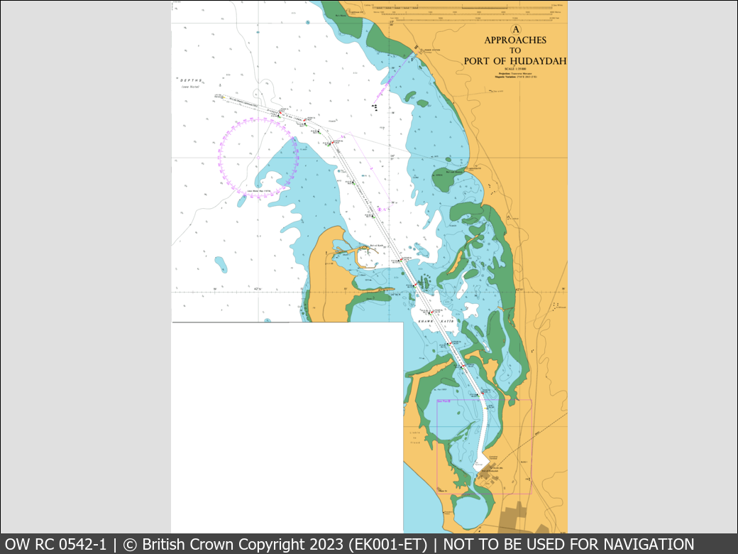 OceanWise Raster Chart 0542 panels