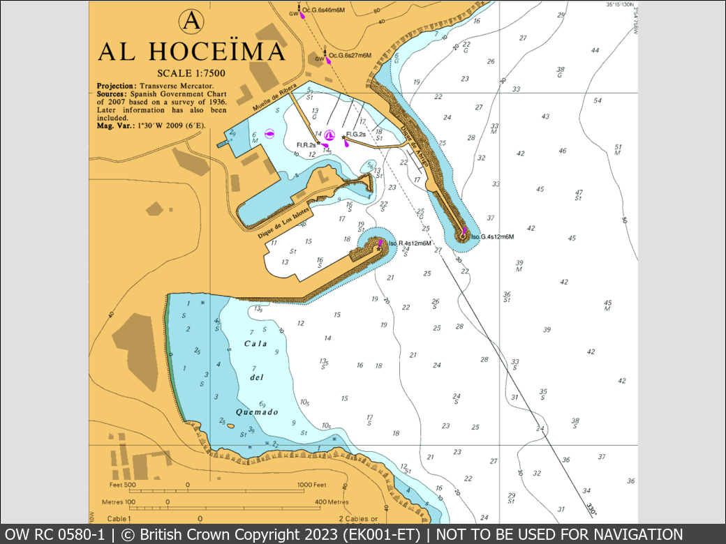 UKHO Raster Chart 0580