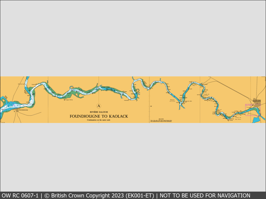 OceanWise Raster Chart 0607 panels