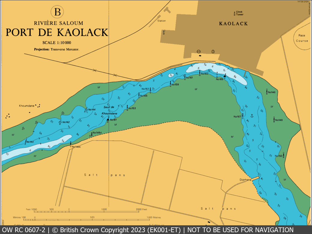 OceanWise Raster Chart 0607 panels