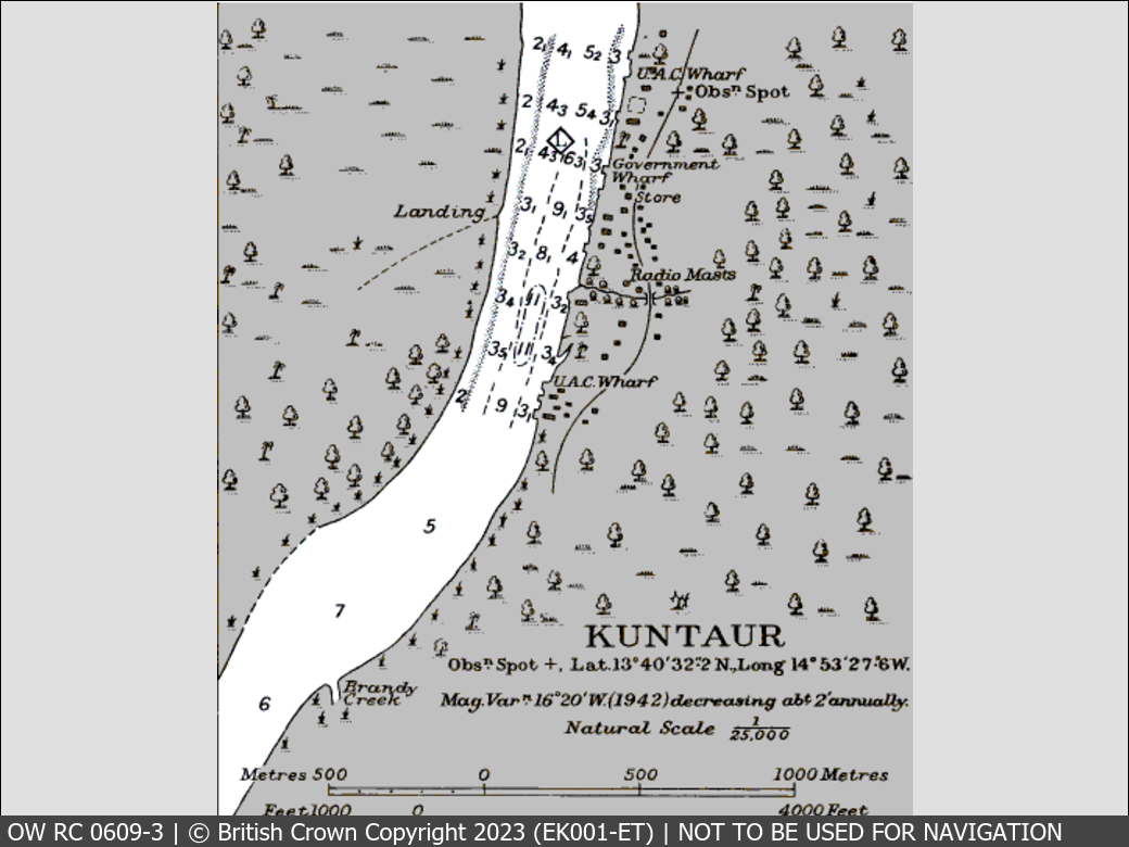 OceanWise Raster Chart 0609 panels