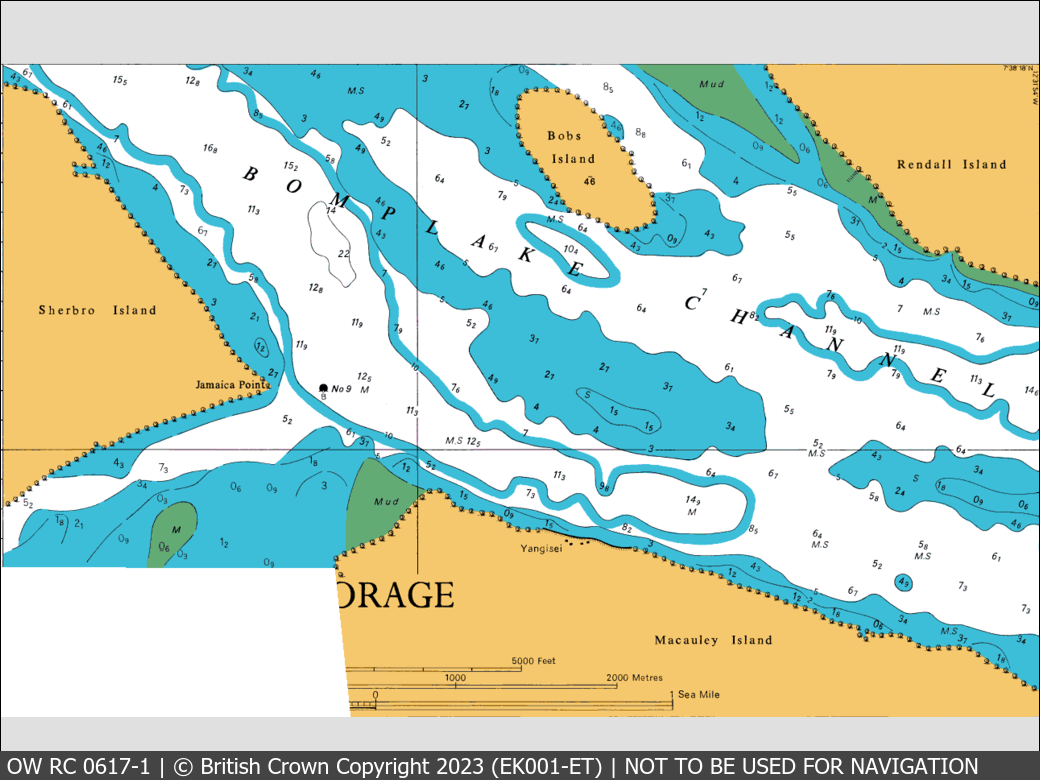 OceanWise Raster Chart 0617 panels