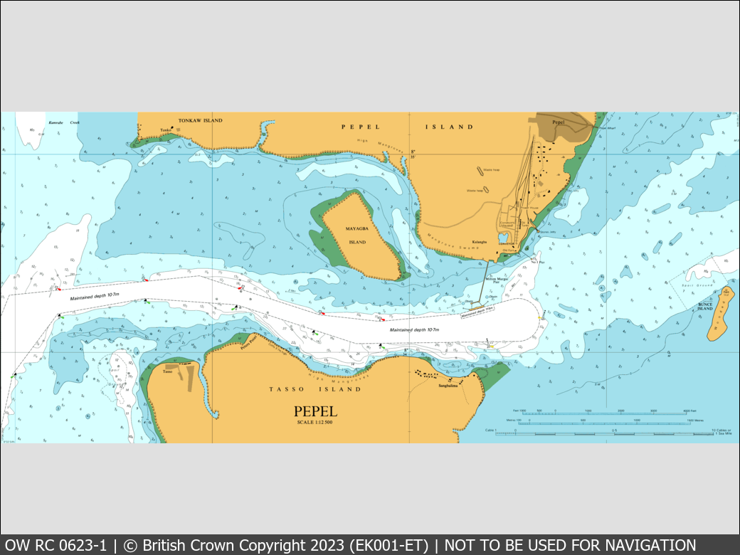 OceanWise Raster Chart 0623 panels