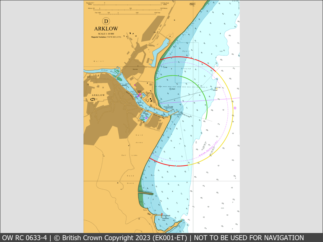 OceanWise Raster Chart 0633 panels