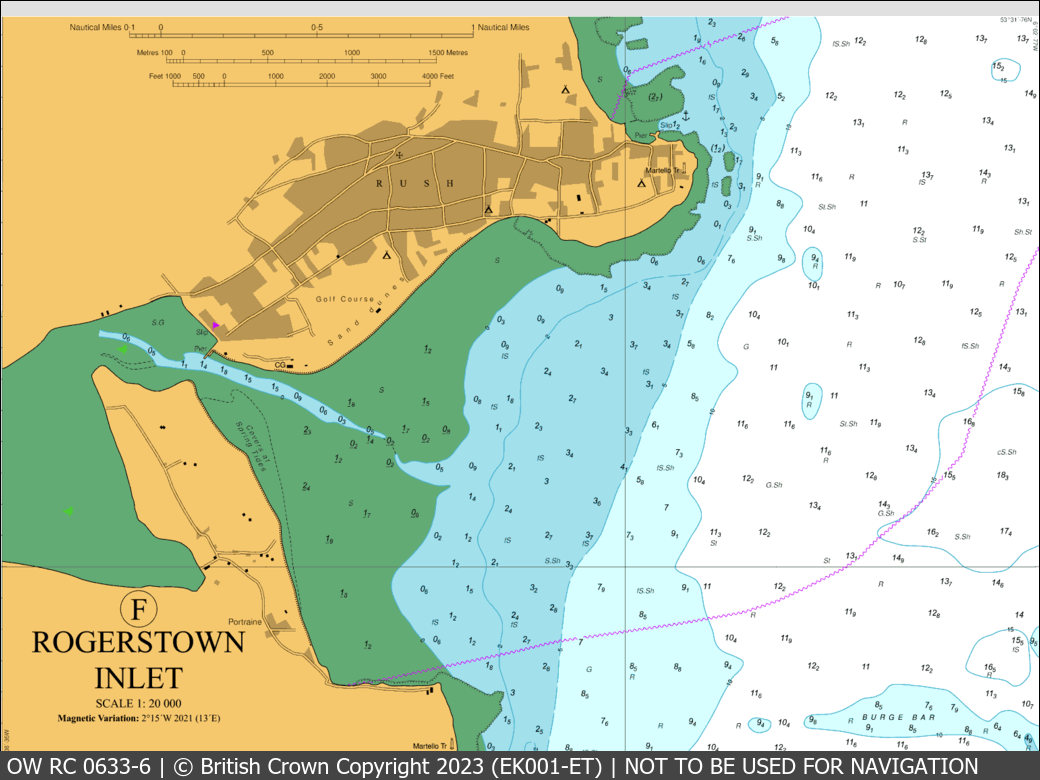 OceanWise Raster Chart 0633 panels