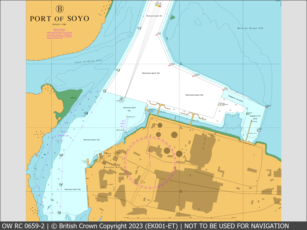 OceanWise Raster Chart 0659 panels