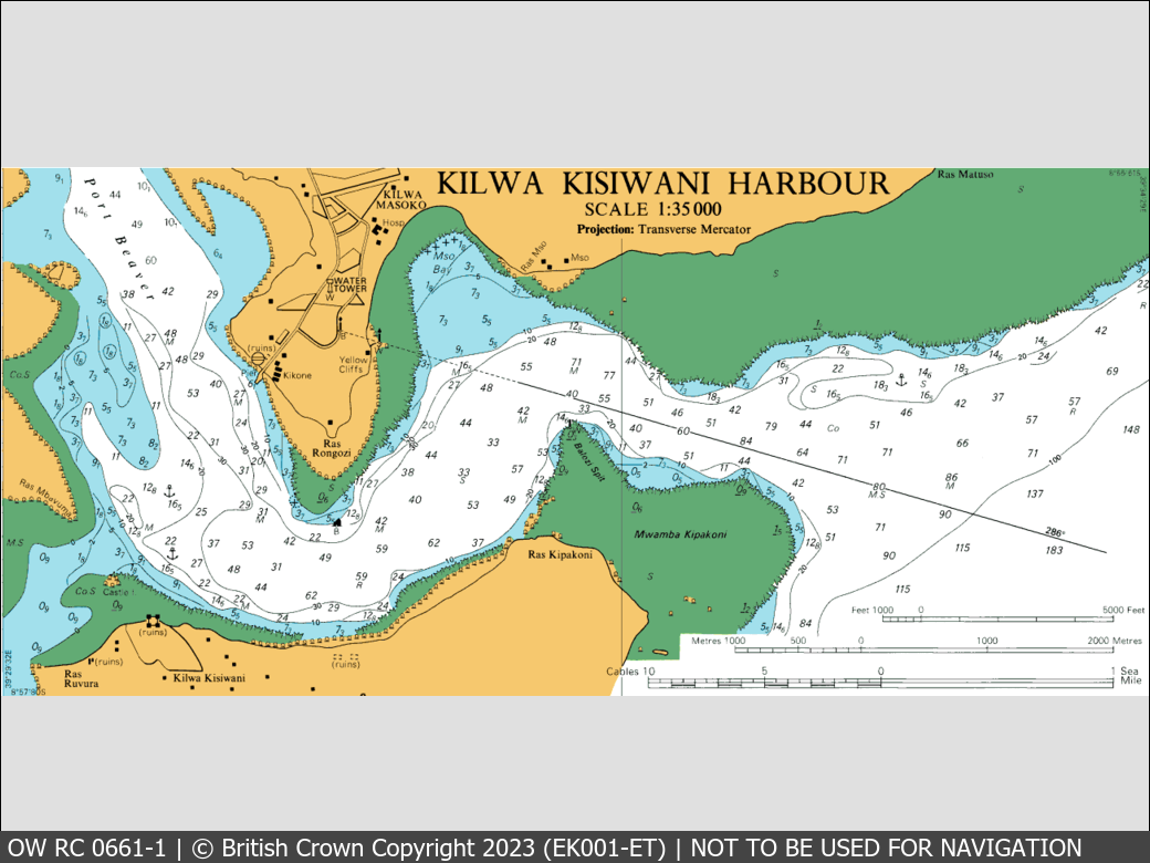 OceanWise Raster Chart 0661 panels